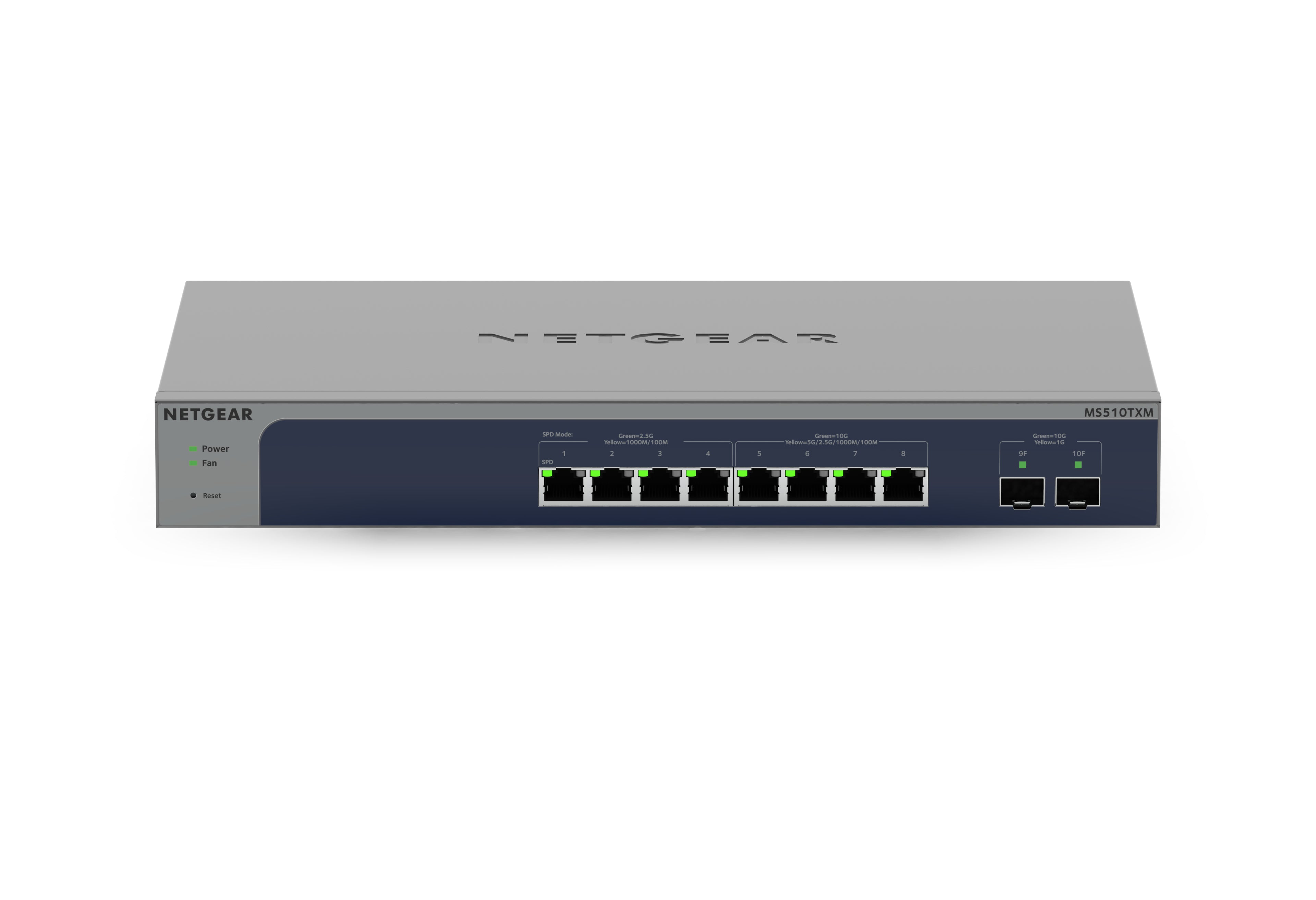 Netgear MS510TXM-100EUS 8-Port Multi-Gigabit/10G Ethernet Smart Switch Netgear MS510TXM-100EUS 8-Port Multi-Gigabit/10G Ethernet Smart Switch